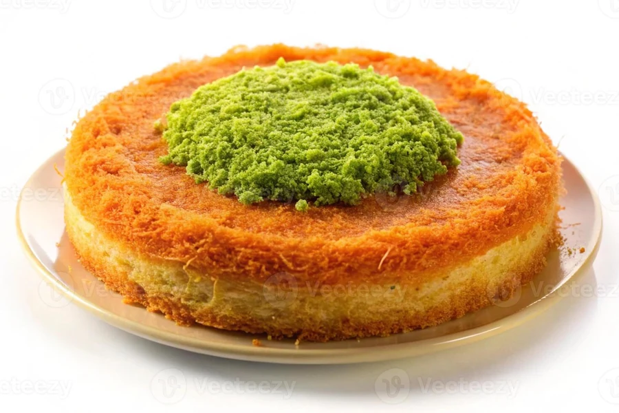 Premium kunafa dessert with pistachio topping from Sathya Home Bakes